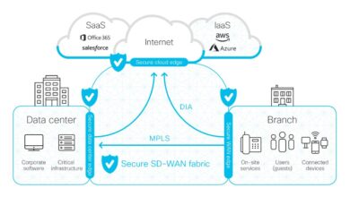 Secure cloud networking solutions